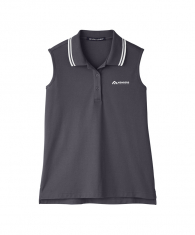 Devon & Jones Ladies' CrownLux Performance™ Plaited Tipped Sleeveless Polo