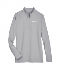 Devon & Jones CrownLux Performance™ Ladies' Clubhouse Micro-Stripe Quarter-Zip